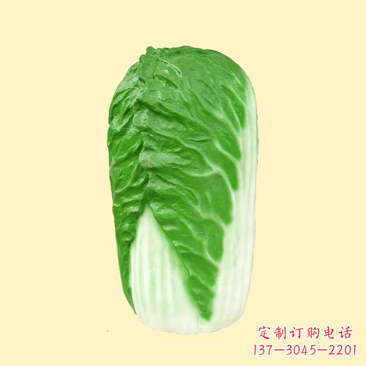 潍坊玻璃钢白菜雕塑