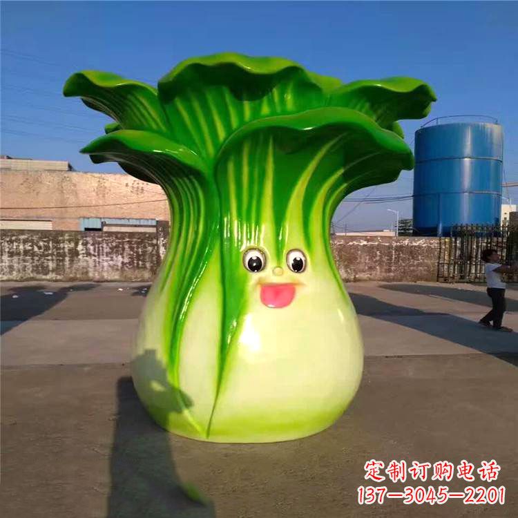 潍坊仿真大白菜雕塑