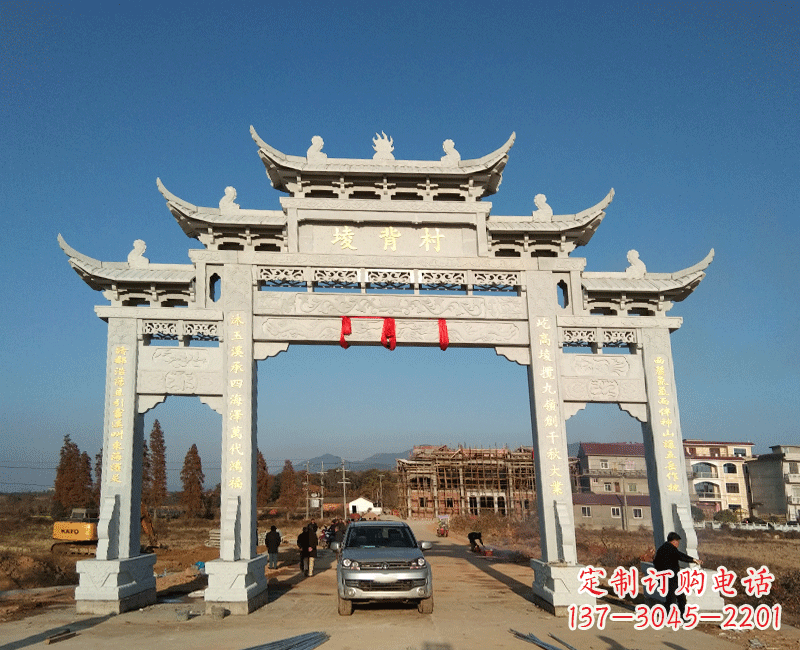 潍坊全国著名景点石雕牌坊