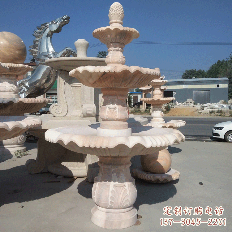 潍坊四腿石雕喷泉