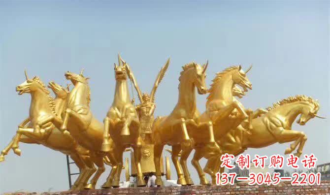 潍坊阿波罗战车铜雕