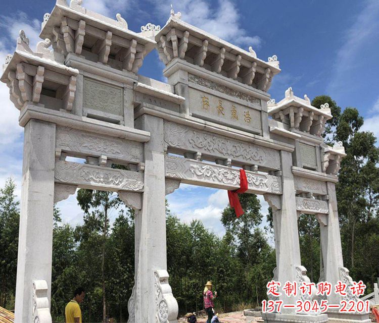 潍坊八脚牌坊石雕