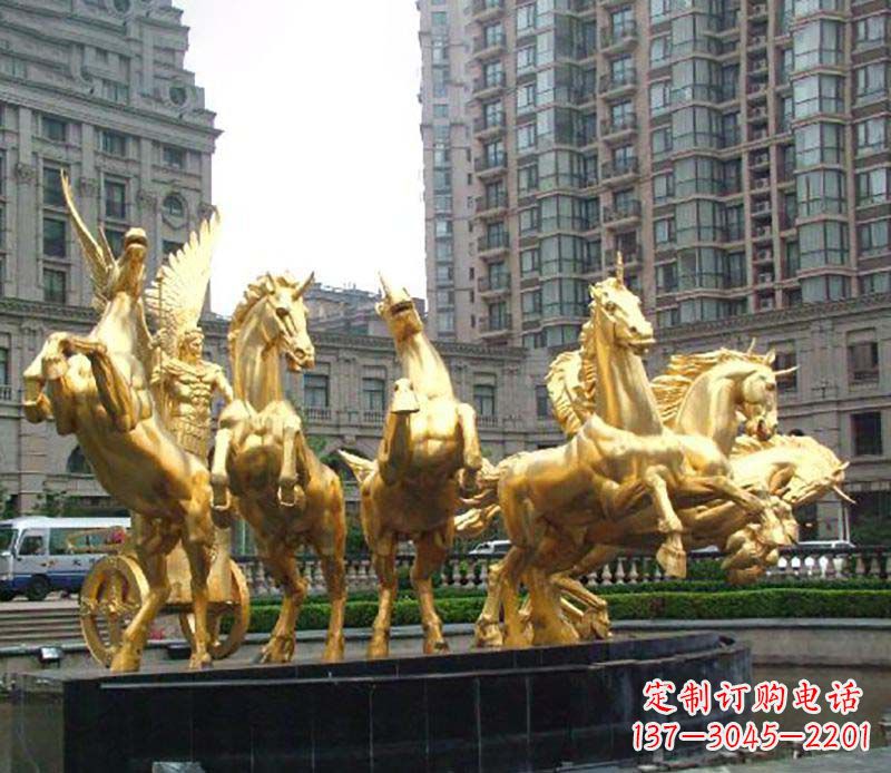 潍坊八马群阿波罗铜雕