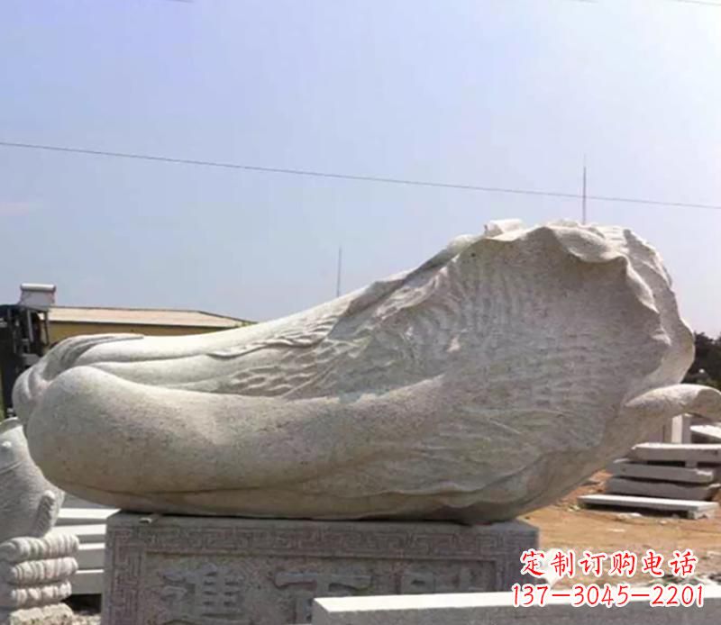 潍坊白菜大理石雕塑