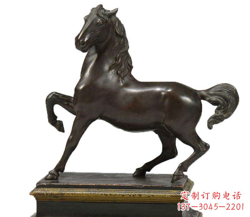 潍坊办公招财马动物铜雕塑