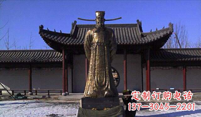 潍坊包拯古代名人铜雕