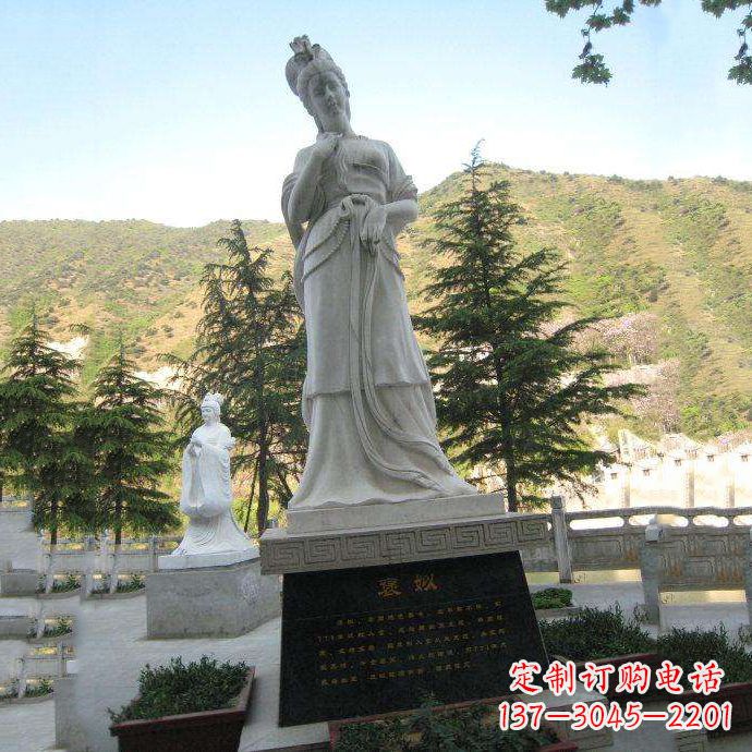 潍坊褒姒雕像-中国古代知名美女“烽火戏诸侯”相关人物雕塑