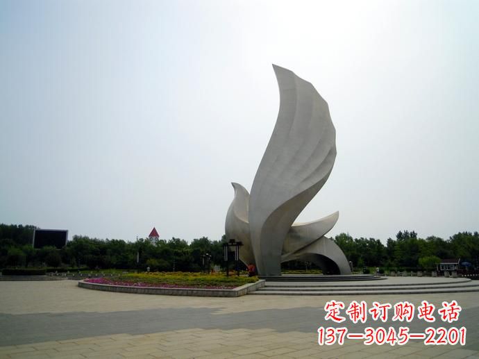 潍坊北戴河奥林匹克公园鸽子雕像