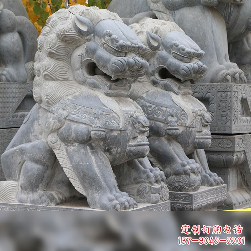 潍坊北京故宫的石狮子