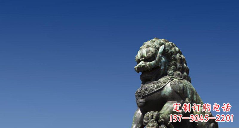 潍坊北京青铜狮子雕塑 (2)