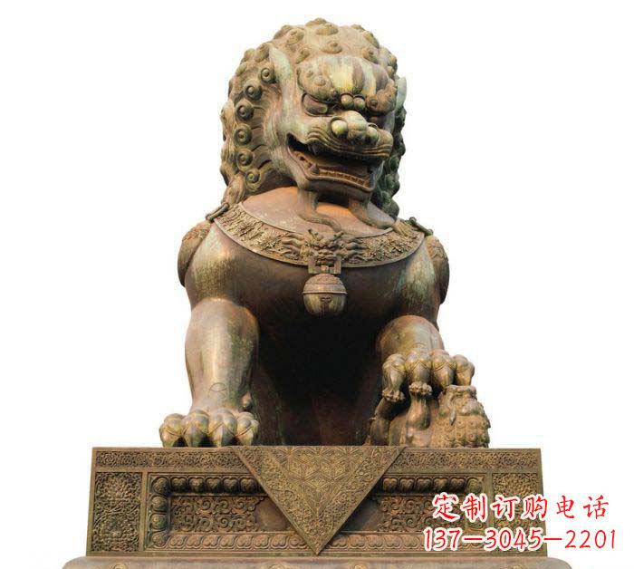 潍坊北京狮大型狮子铜雕