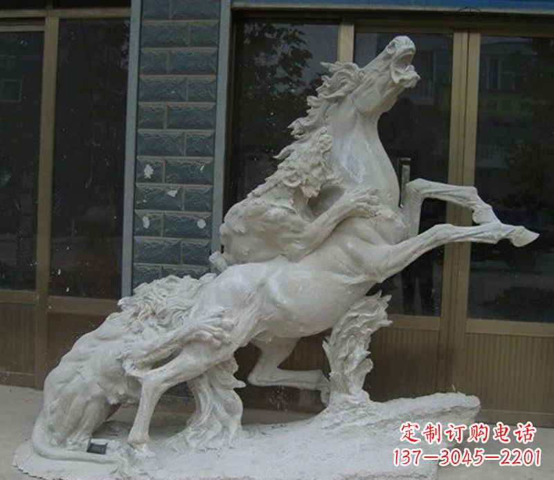 潍坊奔马石雕