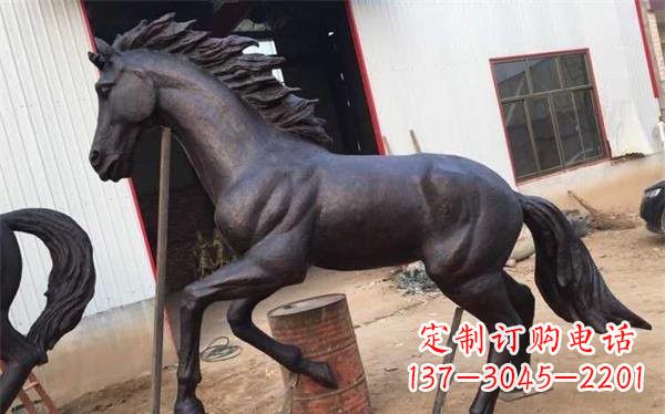 潍坊奔马铜雕222