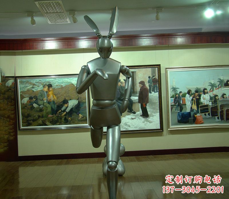 潍坊奔跑兔子雕塑