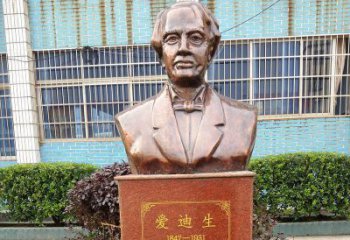 潍坊爱迪生校园名人铜雕——传承创新精神，展现英雄风采