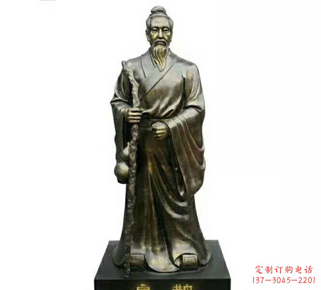 潍坊扁鹊神医铜雕