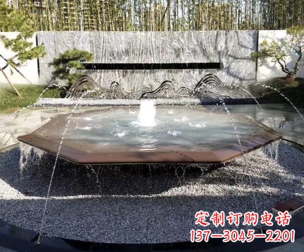 潍坊别墅不锈钢假山雕塑