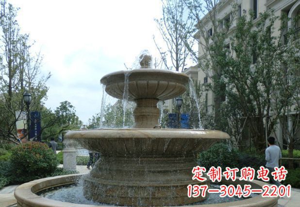 潍坊别墅景观大型喷泉石雕 (3)