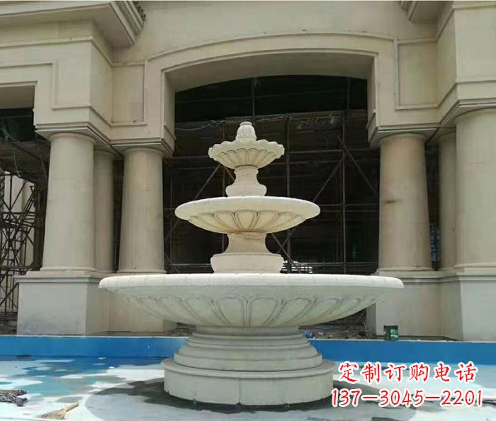 潍坊精美多层喷泉石雕