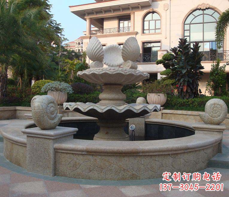潍坊新款室外喷泉装饰景观石雕