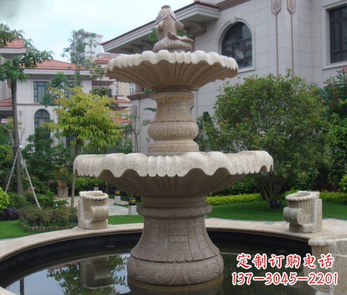 潍坊别墅景观欧式喷泉石雕 (3)