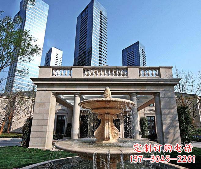 潍坊喷泉石雕让你的别墅景观更加完美