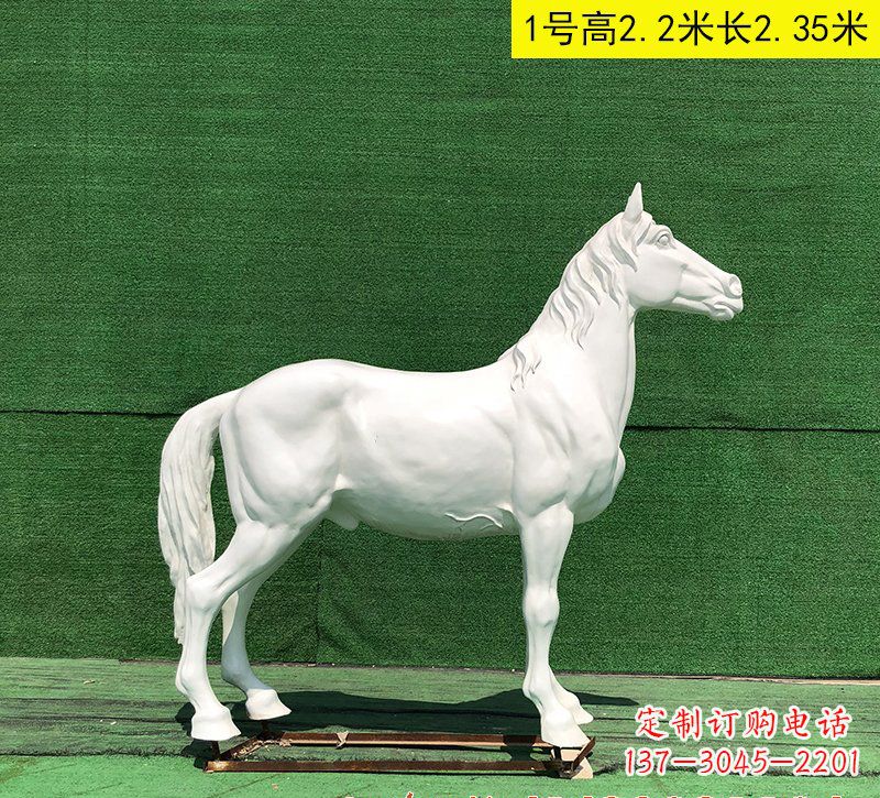 潍坊玻璃钢马雕塑——精美的艺术品