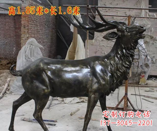 潍坊玻璃钢仿铜动物雕塑精美绝伦