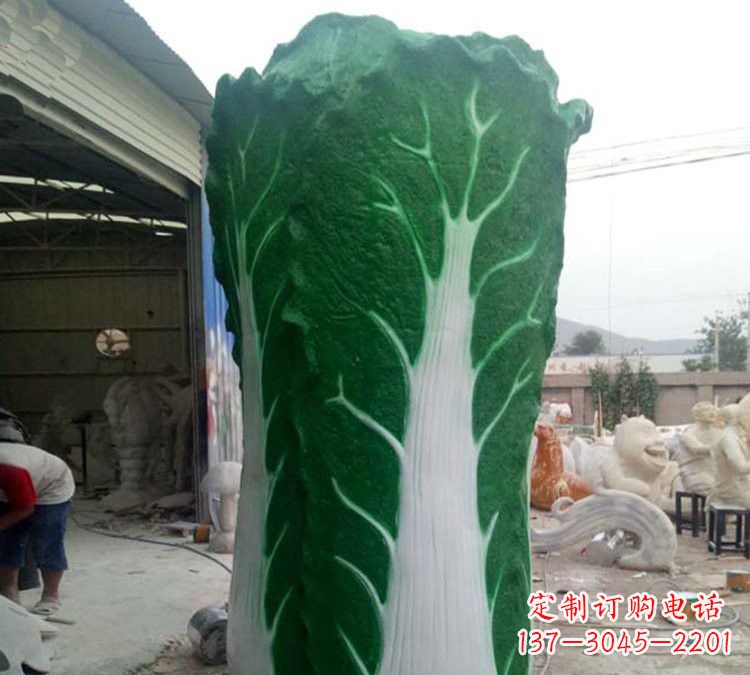 潍坊玻璃钢仿真大白菜