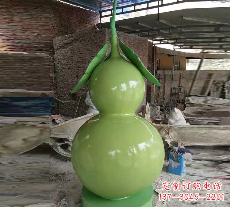 潍坊玻璃钢葫芦雕塑——艺术中的精美之作