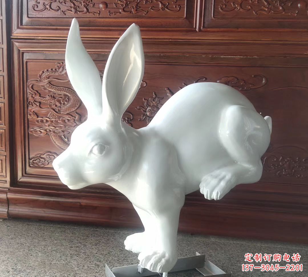 潍坊玻璃钢仿真生肖兔