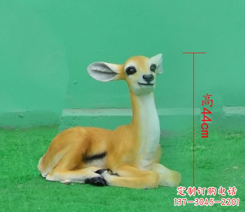 潍坊玻璃钢制作的羚羊雕塑