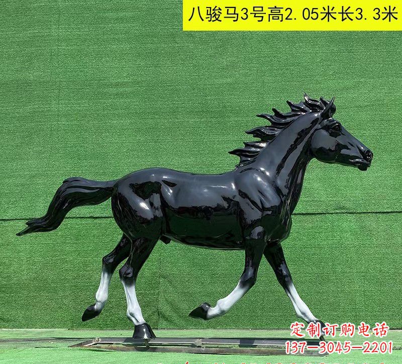 潍坊玻璃钢马雕塑一种特殊的艺术品