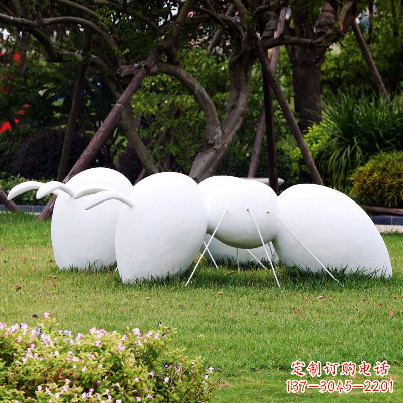 潍坊玻璃钢蚂蚁公园雕塑