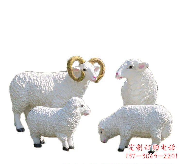 潍坊玻璃钢山羊雕塑——传承藏区特色文化