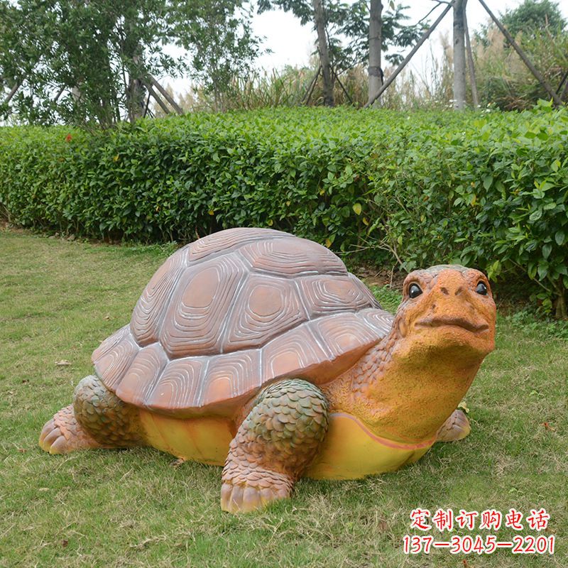 潍坊玻璃钢乌龟雕塑一种具有传统文化意义的艺术品