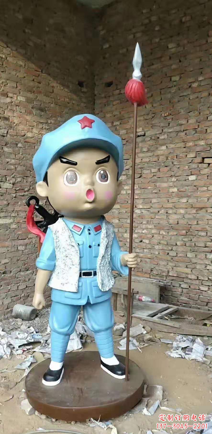 潍坊红军雕塑弘扬伟大革命精神