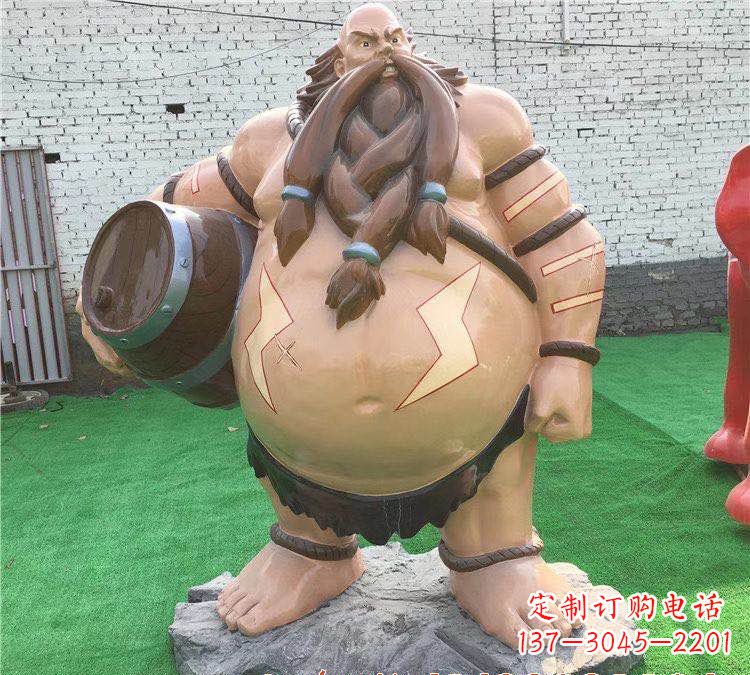 潍坊玻璃钢英雄联盟人物雕塑