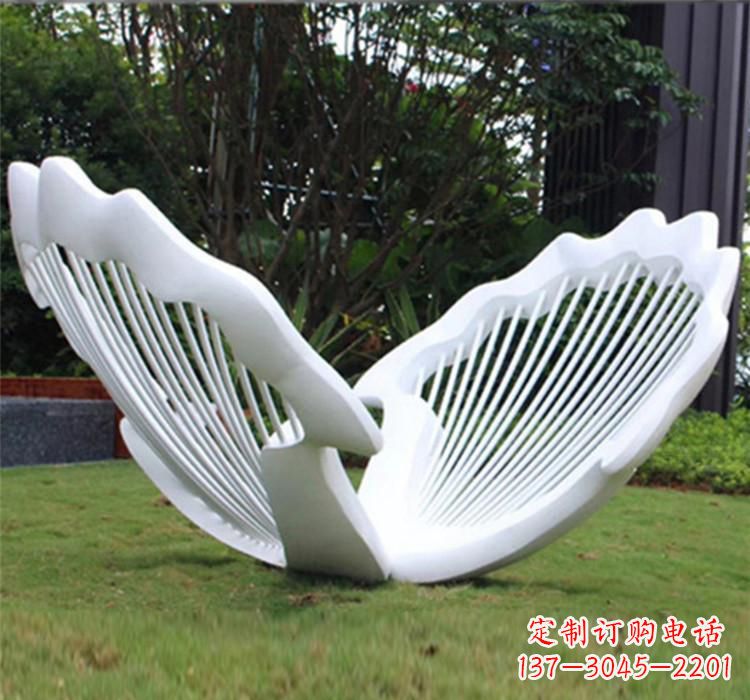 潍坊不锈钢贝壳雕塑