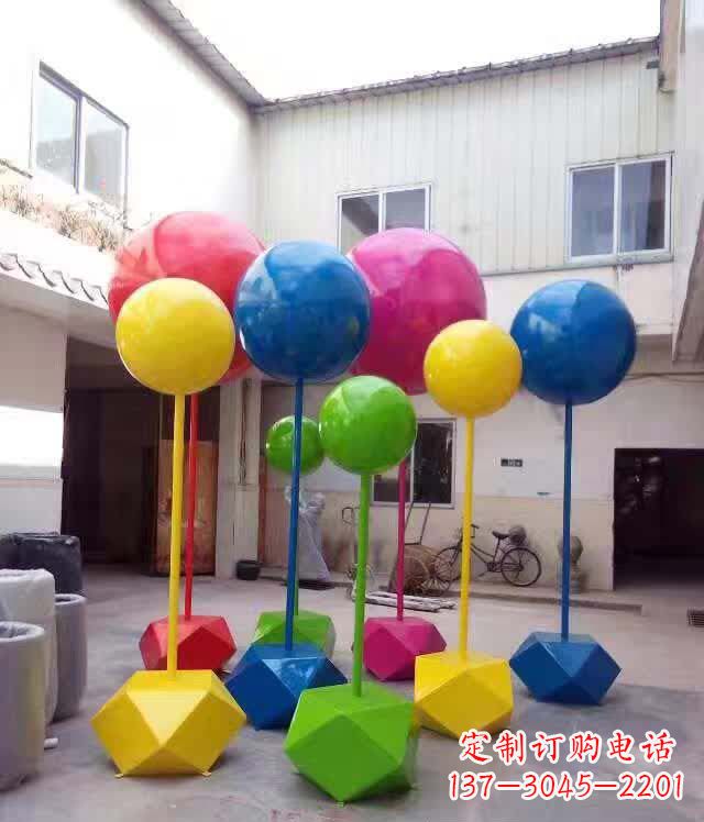 潍坊不锈钢彩色气球雕塑