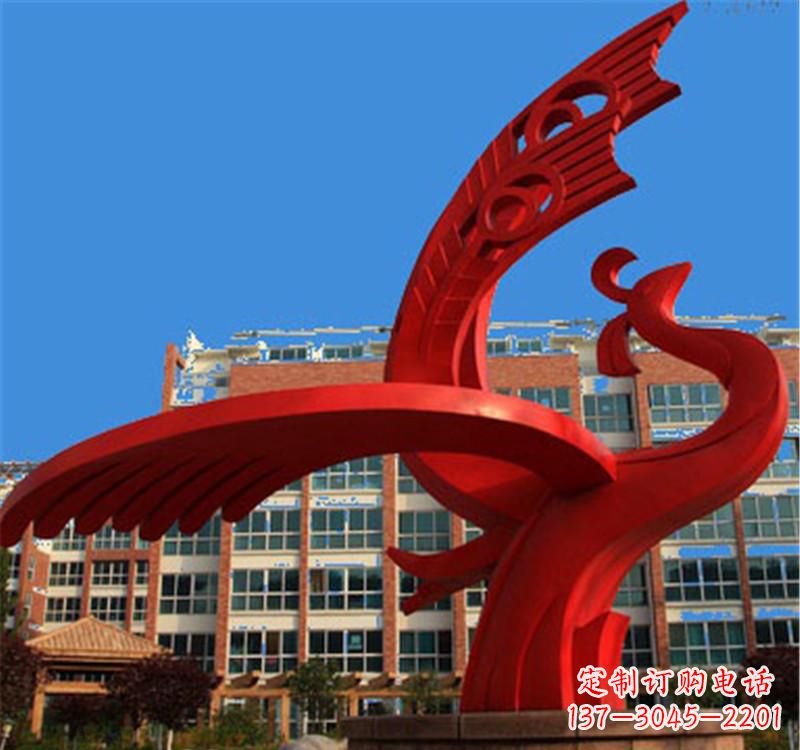 潍坊不锈钢城市凤凰 雕塑