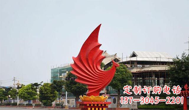 潍坊不锈钢城市凤凰摆件