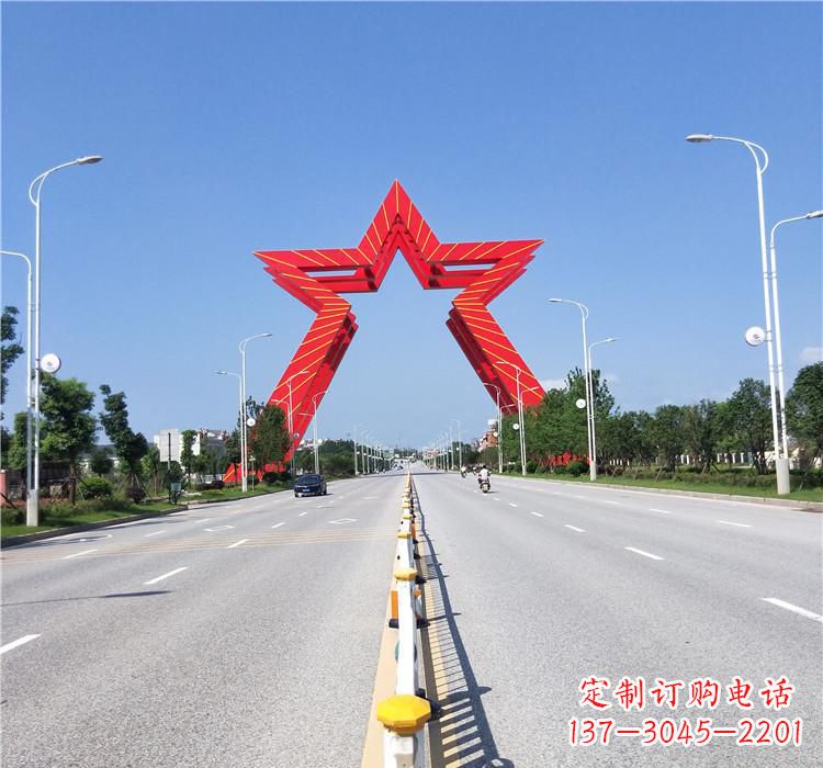 潍坊不锈钢城市拱门雕塑