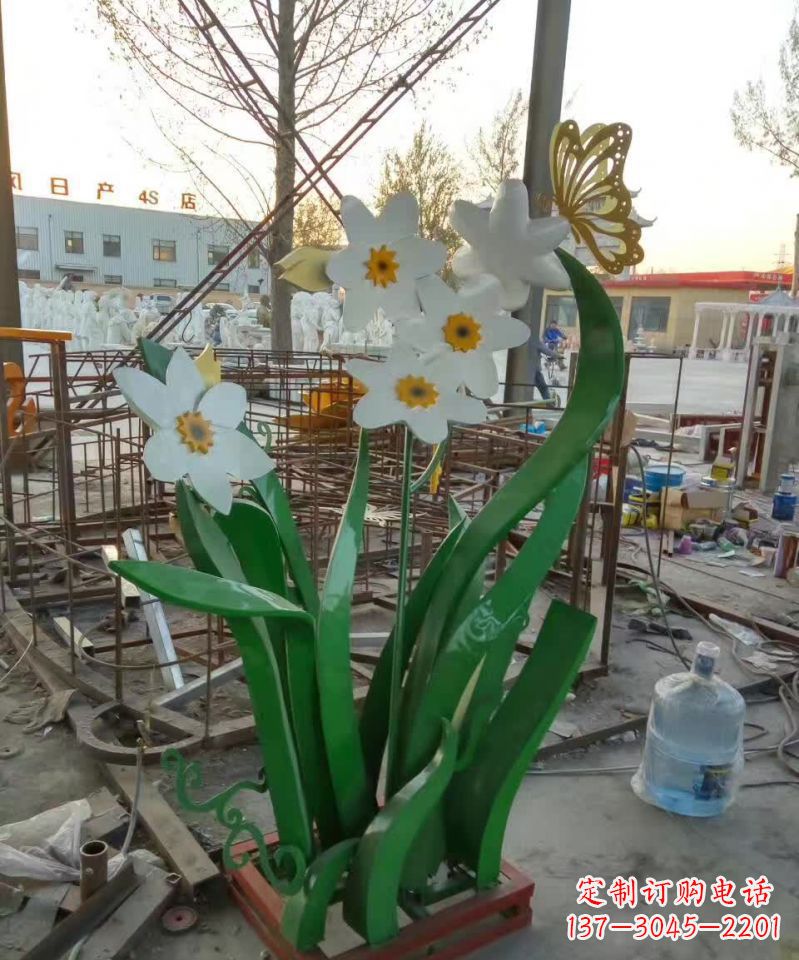 潍坊不锈钢城市紫荆花雕塑