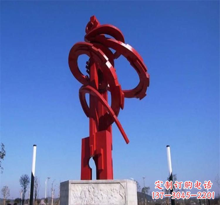 潍坊不锈钢齿轮雕塑2