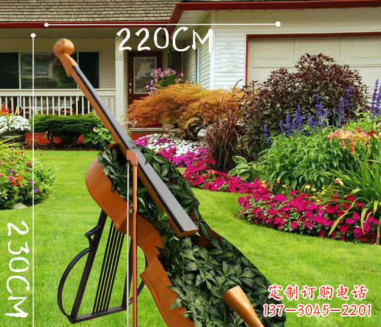 潍坊不锈钢抽象大提琴雕塑1