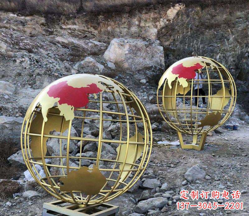 潍坊不锈钢抽象地球雕塑