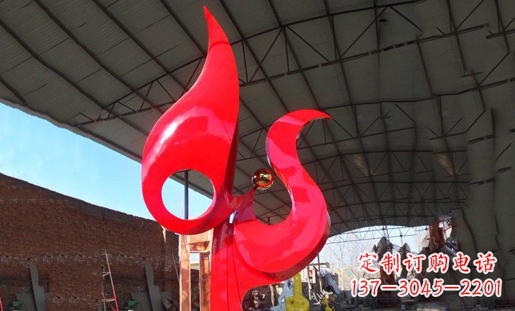 潍坊不锈钢抽象动物雕塑