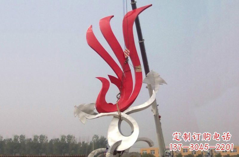 潍坊不锈钢抽象凤凰安装