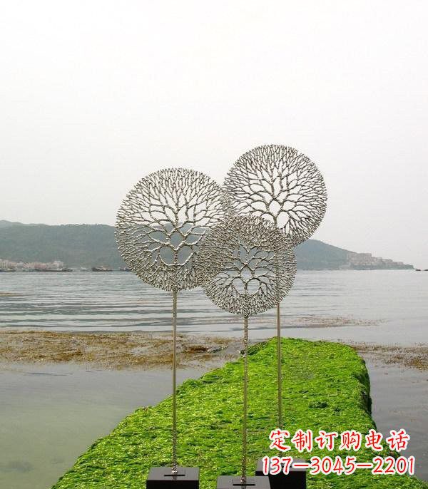 潍坊不锈钢蒲公英雕塑抽象美的象征